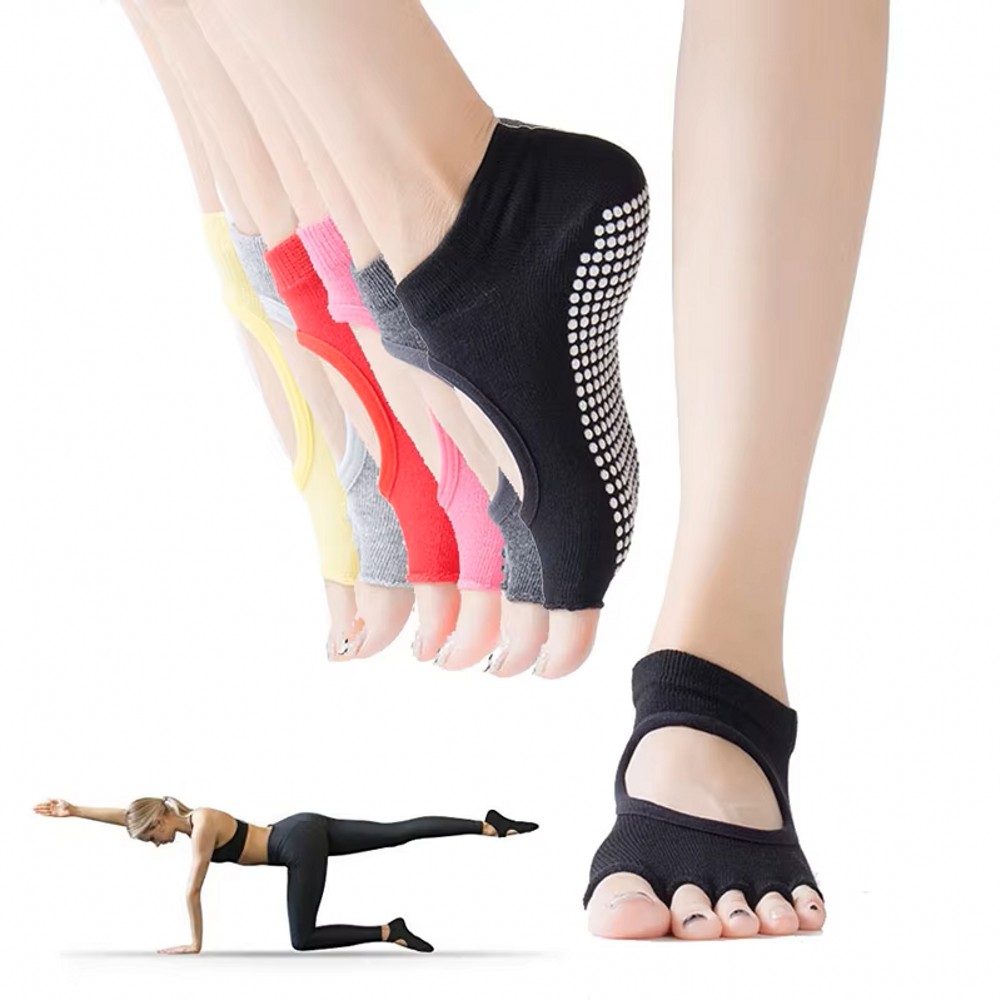 Medias Para Pilates Y Yoga - Носки для йоги с открытым пяткой