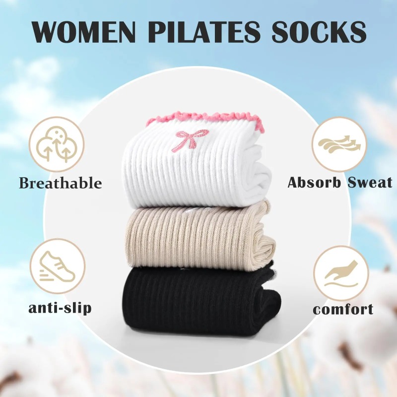 Профессиональные носки для йог – обзор и цена Pilates & Yoga Vida